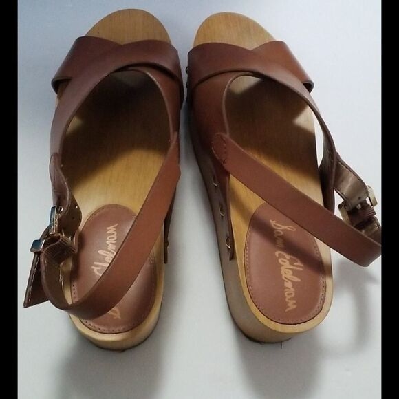 SAM ELDERNAN‎ BENTLEE  LEATHER SANDALS SIZE… - Picture 3 of 5